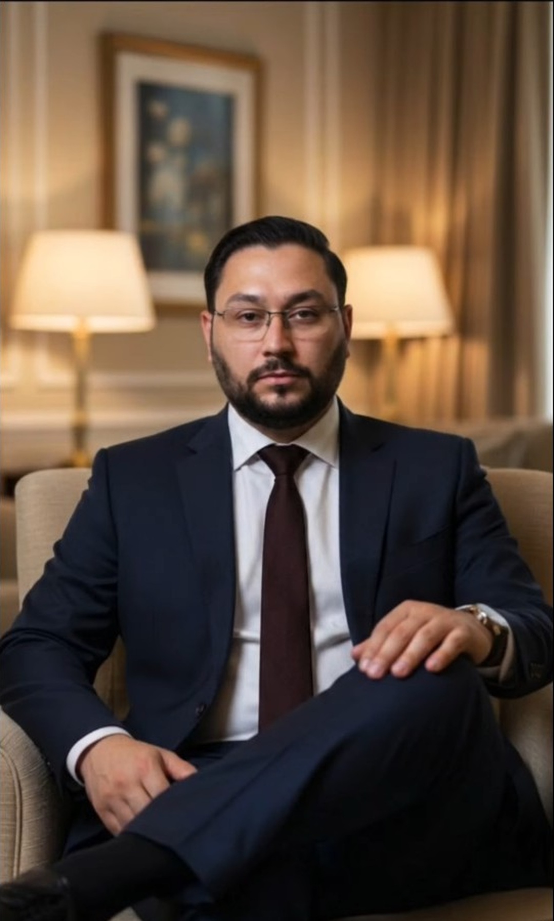 Diogo Oliveira em retrato executivo